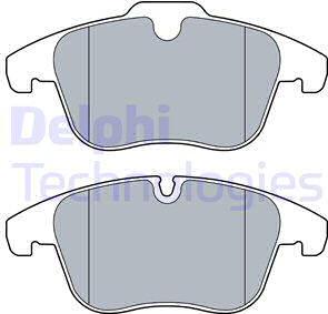 Delphi LP3526 - Kit de plaquettes de frein, frein à disque cwaw.fr