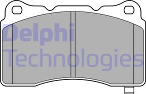 Delphi LP3575 - Kit de plaquettes de frein, frein à disque cwaw.fr