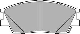 Delphi LP3645 - Kit de plaquettes de frein, frein à disque cwaw.fr