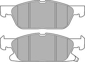 Delphi LP3643 - Kit de plaquettes de frein, frein à disque cwaw.fr