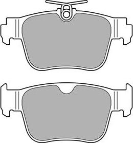 Delphi LP3669 - Kit de plaquettes de frein, frein à disque cwaw.fr