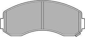 Delphi LP3616 - Kit de plaquettes de frein, frein à disque cwaw.fr