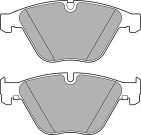 BENDIX 571990 - Kit de plaquettes de frein, frein à disque cwaw.fr