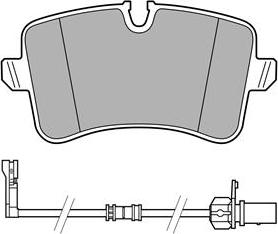 Delphi LP3625 - Kit de plaquettes de frein, frein à disque cwaw.fr