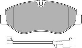 Delphi LP3621 - Kit de plaquettes de frein, frein à disque cwaw.fr