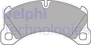 Delphi LP3193 - Kit de plaquettes de frein, frein à disque cwaw.fr