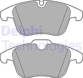 Delphi LP3180 - Kit de plaquettes de frein, frein à disque cwaw.fr