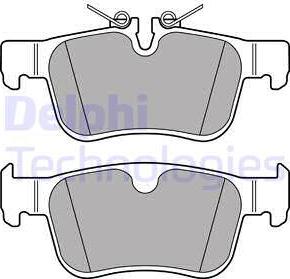 Delphi LP3312 - Kit de plaquettes de frein, frein à disque cwaw.fr