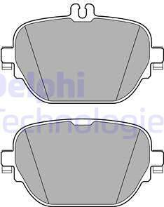 Delphi LP3297 - Kit de plaquettes de frein, frein à disque cwaw.fr