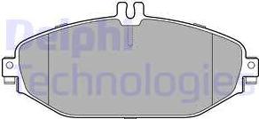 Delphi LP3282 - Kit de plaquettes de frein, frein à disque cwaw.fr