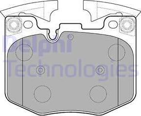 Delphi LP3235 - Kit de plaquettes de frein, frein à disque cwaw.fr