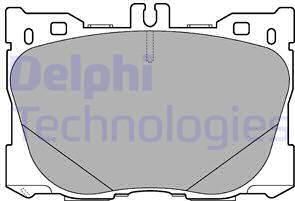 Delphi LP3276 - Kit de plaquettes de frein, frein à disque cwaw.fr