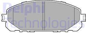 Delphi LP3271 - Kit de plaquettes de frein, frein à disque cwaw.fr