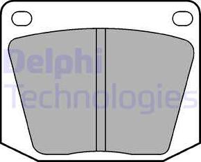 Delphi LP32 - Kit de plaquettes de frein, frein à disque cwaw.fr