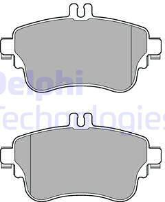 Delphi LP2442 - Kit de plaquettes de frein, frein à disque cwaw.fr