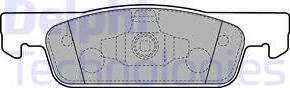 Delphi LP2479 - Kit de plaquettes de frein, frein à disque cwaw.fr