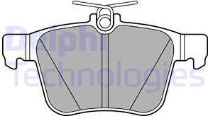 Delphi LP2697 - Kit de plaquettes de frein, frein à disque cwaw.fr