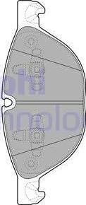Delphi LP2091 - Kit de plaquettes de frein, frein à disque cwaw.fr