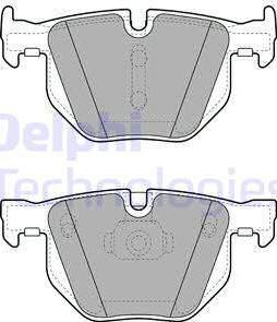 Delphi LP2068 - Kit de plaquettes de frein, frein à disque cwaw.fr