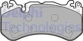 Delphi LP2149 - Kit de plaquettes de frein, frein à disque cwaw.fr