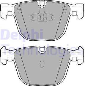 Delphi LP2141 - Kit de plaquettes de frein, frein à disque cwaw.fr