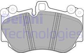 Delphi LP2116 - Kit de plaquettes de frein, frein à disque cwaw.fr