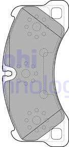 Delphi LP2117 - Kit de plaquettes de frein, frein à disque cwaw.fr