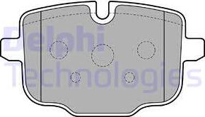 Delphi LP2246 - Kit de plaquettes de frein, frein à disque cwaw.fr