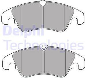 Delphi LP2715 - Kit de plaquettes de frein, frein à disque cwaw.fr