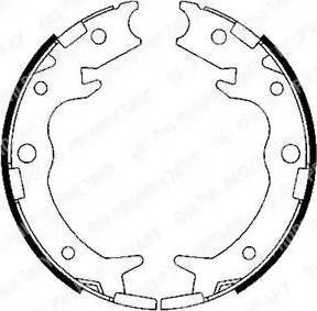 Alpha Brakes HST-HD-019 - Jeu de mâchoires de frein, frein de stationnement cwaw.fr