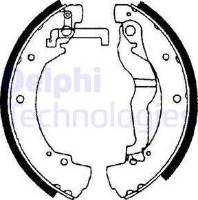 Delphi LS1656 - Jeu de mâchoires de frein cwaw.fr