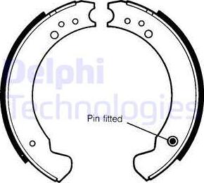 Delphi LS1089 - Jeu de mâchoires de frein cwaw.fr