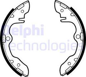 Delphi LS1304 - Jeu de mâchoires de frein cwaw.fr