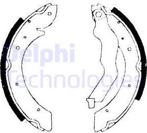 Delphi LS1714 - Jeu de mâchoires de frein cwaw.fr