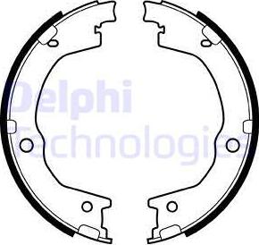 Delphi LS2035 - Jeu de mâchoires de frein cwaw.fr