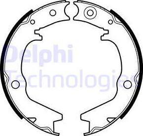 Delphi LS2145 - Jeu de mâchoires de frein cwaw.fr