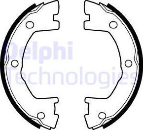 Delphi LS2115 - Jeu de mâchoires de frein cwaw.fr