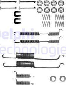 Delphi LY1092 - Kit d'accessoires, mâchoire de frein cwaw.fr