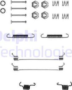 Delphi LY1055 - Kit d'accessoires, mâchoire de frein cwaw.fr