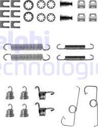 Delphi LY1053 - Kit d'accessoires, mâchoire de frein cwaw.fr