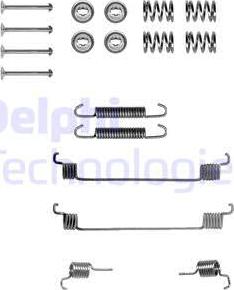 Delphi LY1061 - Kit d'accessoires, mâchoire de frein cwaw.fr