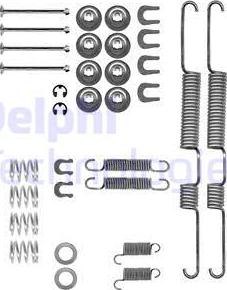 Delphi LY1191 - Kit d'accessoires, mâchoire de frein cwaw.fr