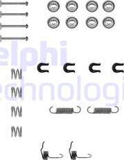 Delphi LY1174 - Kit d'accessoires, mâchoire de frein cwaw.fr