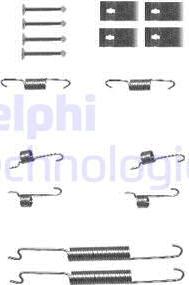 Delphi LY1341 - Kit d'accessoires, mâchoire de frein cwaw.fr