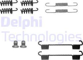 Delphi LY1360 - Kit d'accessoires, mâchoires de frein de stationnement cwaw.fr