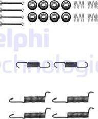 Delphi LY1315 - Kit d'accessoires, mâchoires de frein de stationnement cwaw.fr