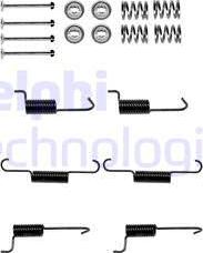 Delphi LY1317 - Kit d'accessoires, mâchoires de frein de stationnement cwaw.fr