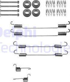 Delphi LY1378 - Kit d'accessoires, mâchoire de frein cwaw.fr