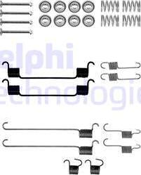 Delphi LY1298 - Kit d'accessoires, mâchoire de frein cwaw.fr