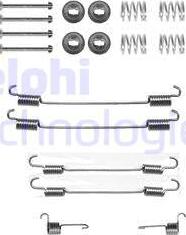 Delphi LY1225 - Kit d'accessoires, mâchoire de frein cwaw.fr